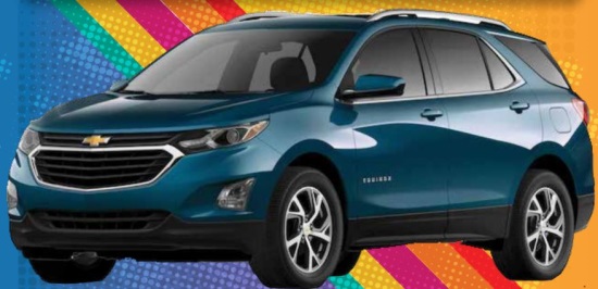 Special Olympics Michigan 10-16-2020 raffle - 2 Year Lease on a 2020 Chevrolet Equinox - left front