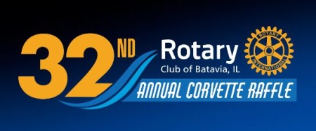 Rotary Club of Batavia, IL. 11-21-2020 raffle - 2021 CORVETTE COUPE 1LT OR $50,000 Cash - logo 