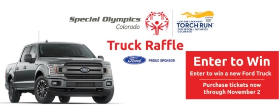 Special Olympics CO. 11-10-2020 raffle - 2019 Ford F-150 XLT SuperCrew 4x4 - Poster #1 