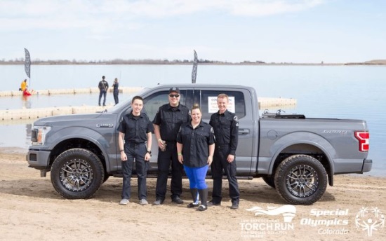 Special Olympics CO. 11-10-2020 raffle - 2019 Ford F-150 XLT SuperCrew 4x4 - truck on lake 