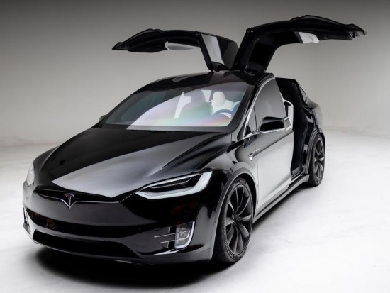Dream Giveaway Tesla 12-01-2020 drawing - 2020 Tesla Model X sport utility Plus $32,000 for Taxes - left front open 
