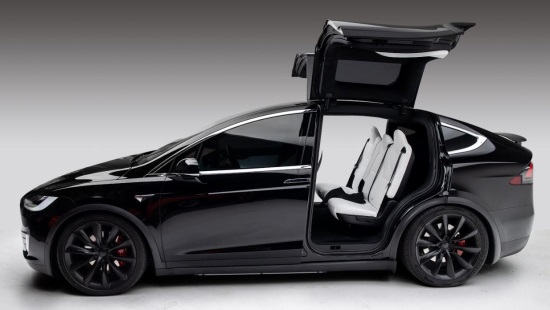 Dream Giveaway Tesla 12-01-2020 drawing - 2020 Tesla Model X sport utility Plus $32,000 for Taxes - left side rear open 