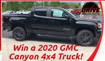 Special Olympics Missouri 12-10-2020 raffle - 2020 GMC Canyon 4x4 SLE Crew Short Box Pickup - Poster