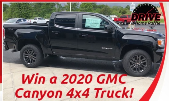 Special Olympics Missouri 12-10-2020 raffle - 2020 GMC Canyon 4x4 SLE Crew Short Box Pickup - Poster 