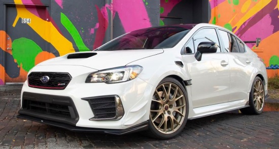 DREAM GIVEAWAY SUBARU STI S209 2-23-2021 drawing - Limited-Edition 2020 Subaru WRX STI S209 plus $18,000 for taxes - left front 