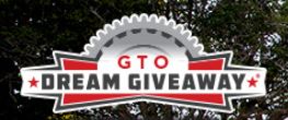 Dream Giveaway GTO 6-29-2021 drawing - 1967 Pontiac GTO Sport Coupe plus $13,500 for Taxes - Logo
