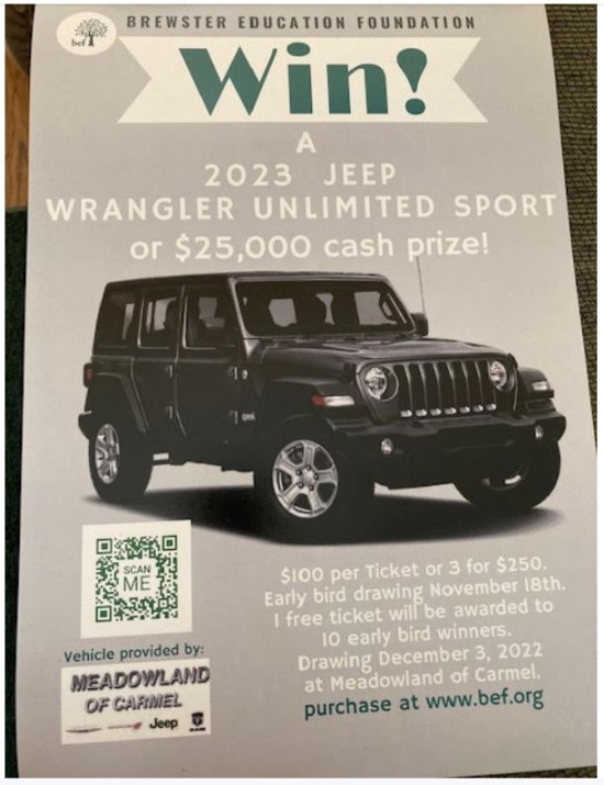 2023 Jeep Wrangler Unlimited Sport or $25,000 Cash
