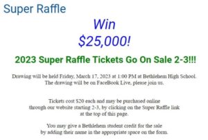 Your Choice Raffle “The Car of Your Choice with $25,000 Cash”