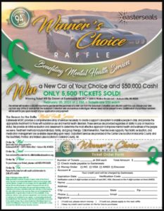 Your Choice Raffle New Car of your Choice and $50,000 Cash