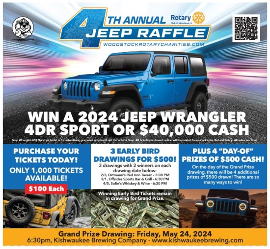 2024 Jeep Wrangler 4door Sport or 40,000 Cash Option