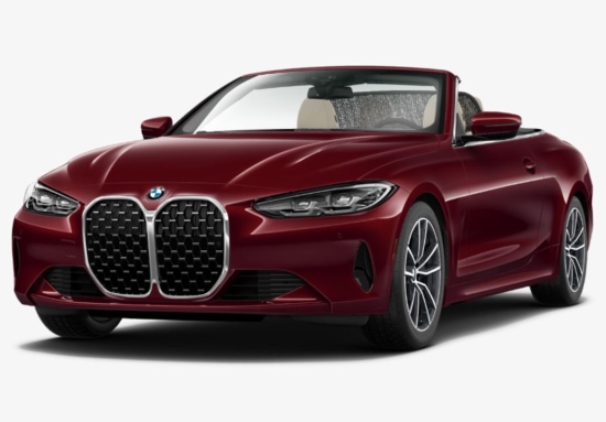 SOLD OUT – 2024 BMW 430i Aventurin Red Metallic Convertible (#2 car)