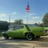 1972 Plymouth Road Runner in lime green, raffle prize for Homeward Bound Veterans