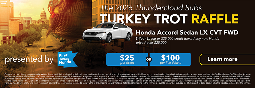 2026 Honda Accord Sedan SE CVT raffle