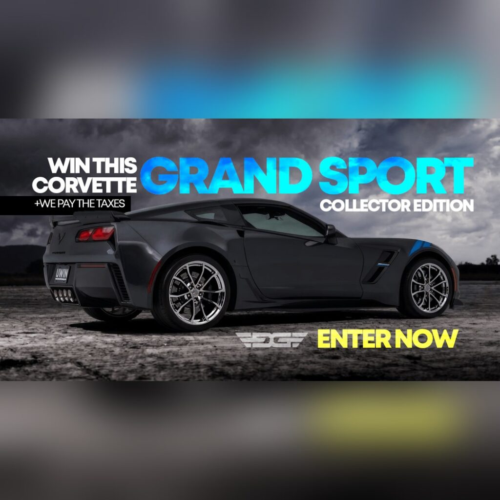 2017 Chevy Corvette Grand Sport Collector Edition raffle