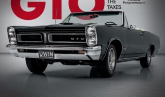 1965 Pontiac GTO Tri-Power 389 Convertible in Starlight Black plus $30,000 for Taxes