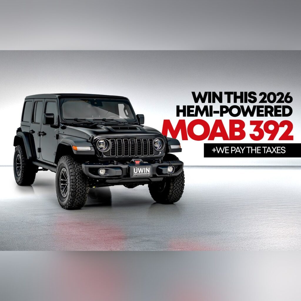 2026 Jeep Wrangler Moab 392 4x4 raffle