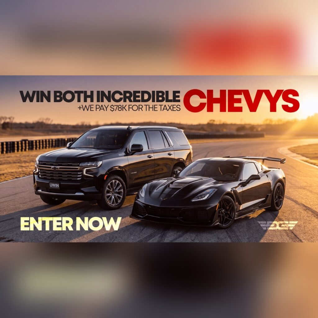 2019 & 2026 Chevy Corvette ZR1 & Tahoe High Country 4WD raffle