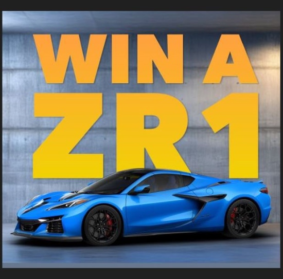 2026 Chevy + $25k ZR1 Coupe raffle