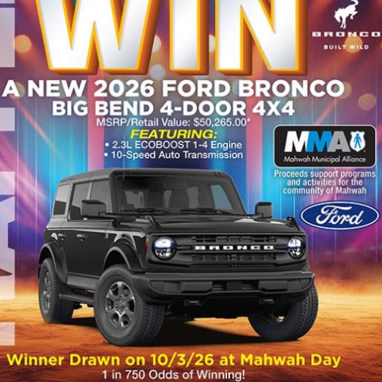 2026 Ford Bronco raffle