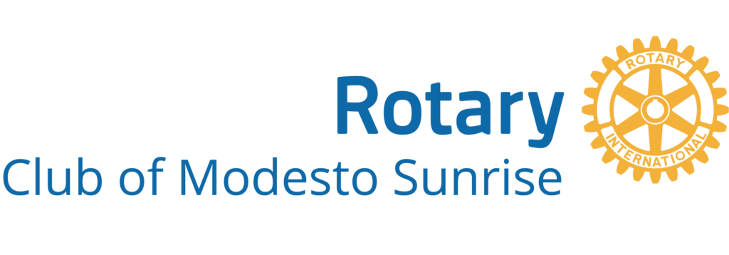 Rotary Club of Modesto Sunrise logo