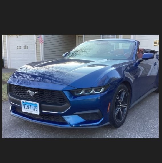 2024 Ford Mustang Convertible raffle