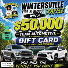 $50,000 Towards Car of Your Choice raffle