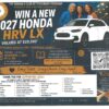 2027 Honda HR-V LX raffle flyer, Woman's Club of Tewksbury Township