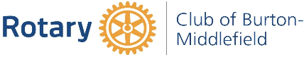 Rotary Club of Burton-Middlefield logo