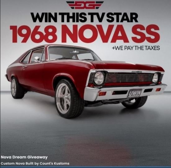 1968 Chevy Nova raffle