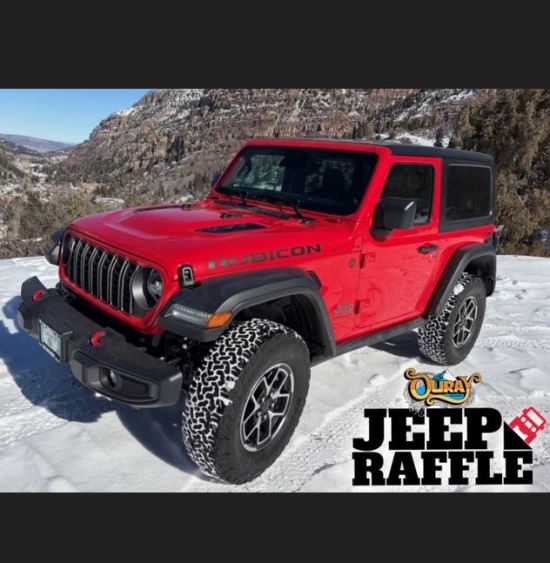 2026 Jeep WRANGLER 2-DOOR RUBICON raffle